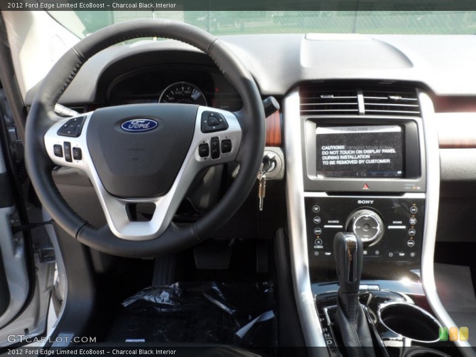 Charcoal Black Interior Dashboard for the 2012 Ford Edge Limited EcoBoost #54425673