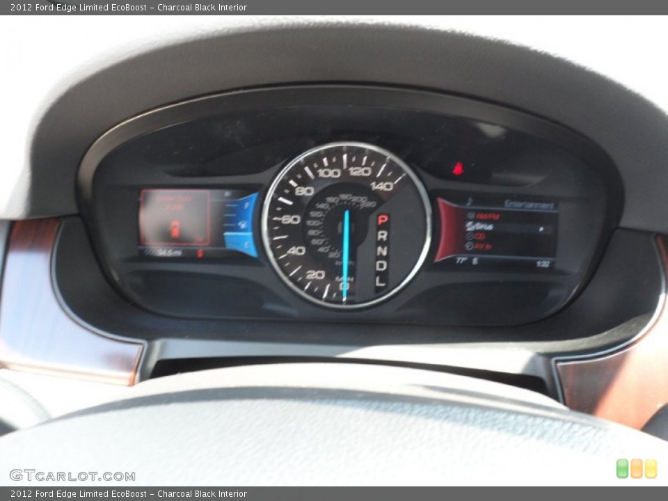 Charcoal Black Interior Gauges for the 2012 Ford Edge Limited EcoBoost #54425739