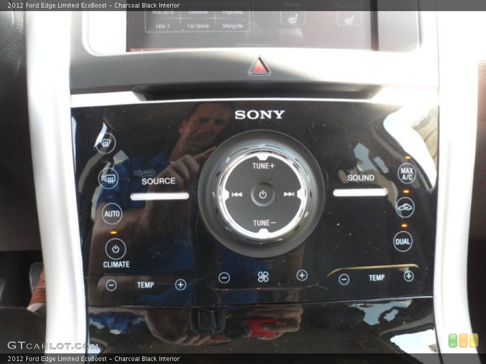Charcoal Black Interior Controls for the 2012 Ford Edge Limited EcoBoost #54426054
