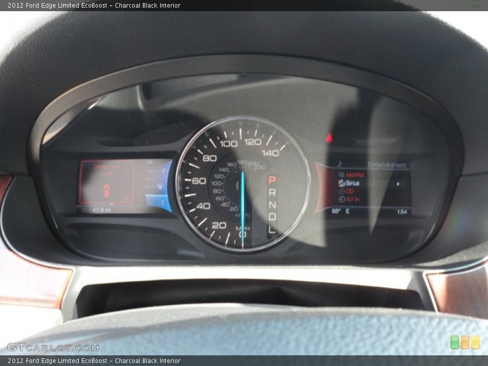 Charcoal Black Interior Gauges for the 2012 Ford Edge Limited EcoBoost #54426093