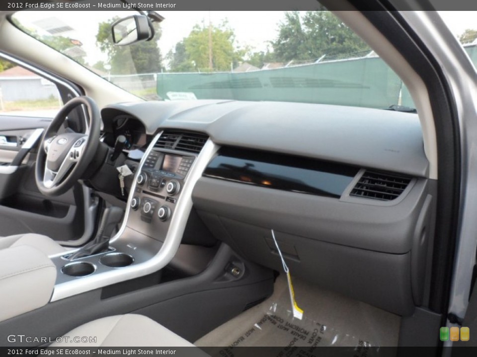 Medium Light Stone Interior Dashboard for the 2012 Ford Edge SE EcoBoost #54426288