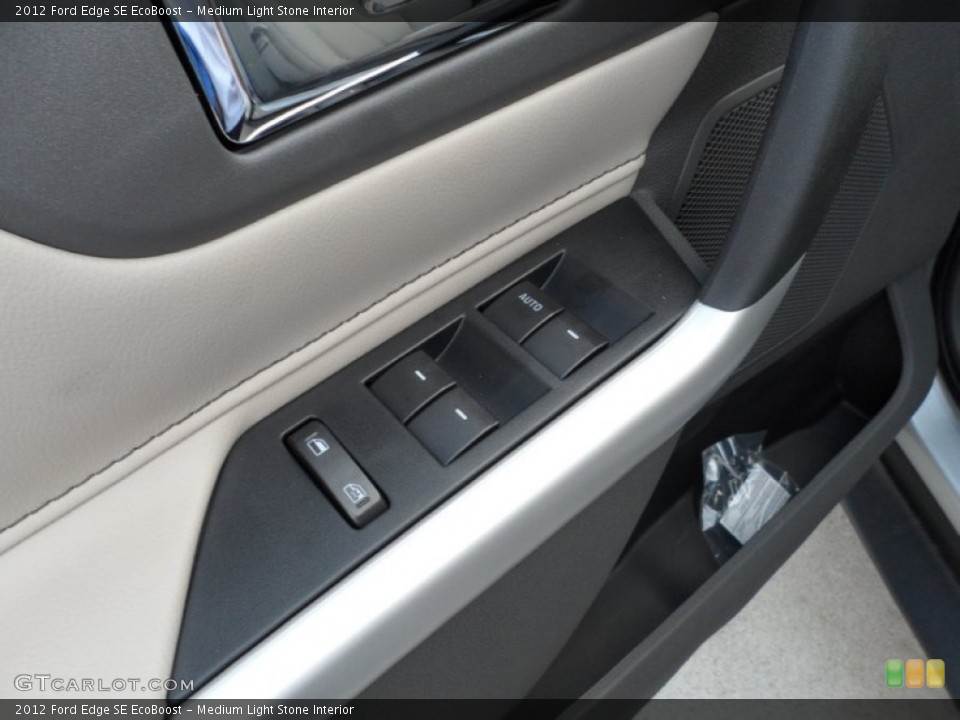 Medium Light Stone Interior Controls for the 2012 Ford Edge SE EcoBoost #54426342