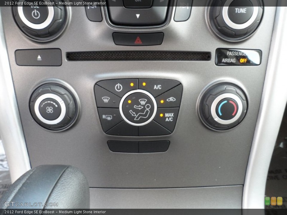Medium Light Stone Interior Controls for the 2012 Ford Edge SE EcoBoost #54426396