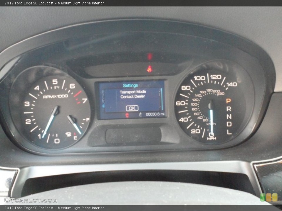 Medium Light Stone Interior Gauges for the 2012 Ford Edge SE EcoBoost #54426432