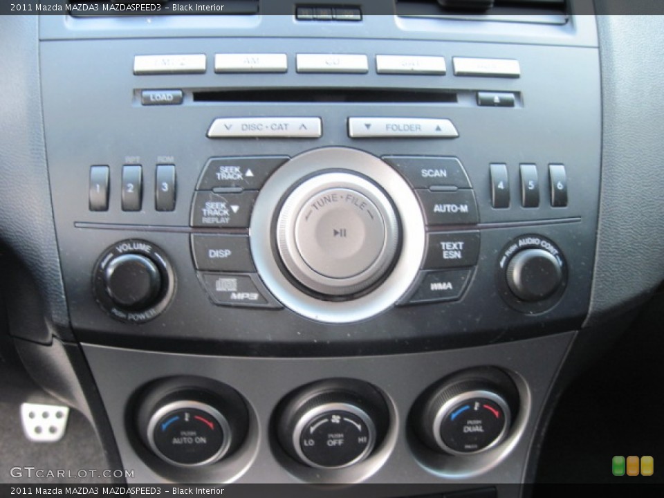 Black Interior Audio System for the 2011 Mazda MAZDA3 MAZDASPEED3 #54427809