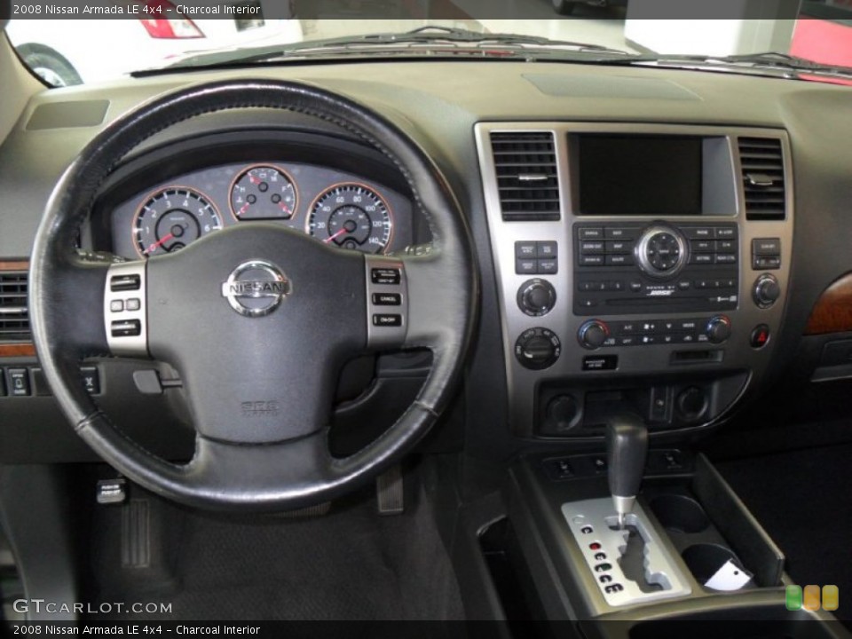 Charcoal Interior Dashboard for the 2008 Nissan Armada LE 4x4 #54428184