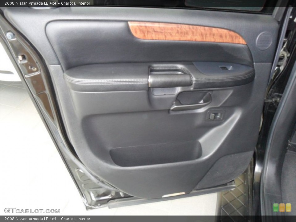 Charcoal Interior Door Panel for the 2008 Nissan Armada LE 4x4 #54428205
