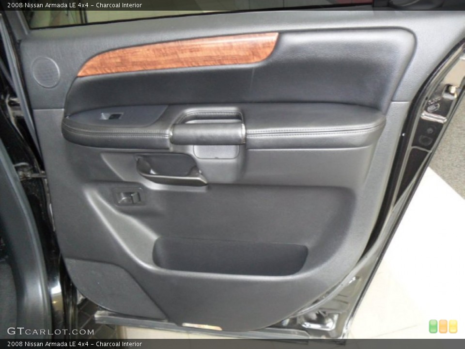 Charcoal Interior Door Panel for the 2008 Nissan Armada LE 4x4 #54428214