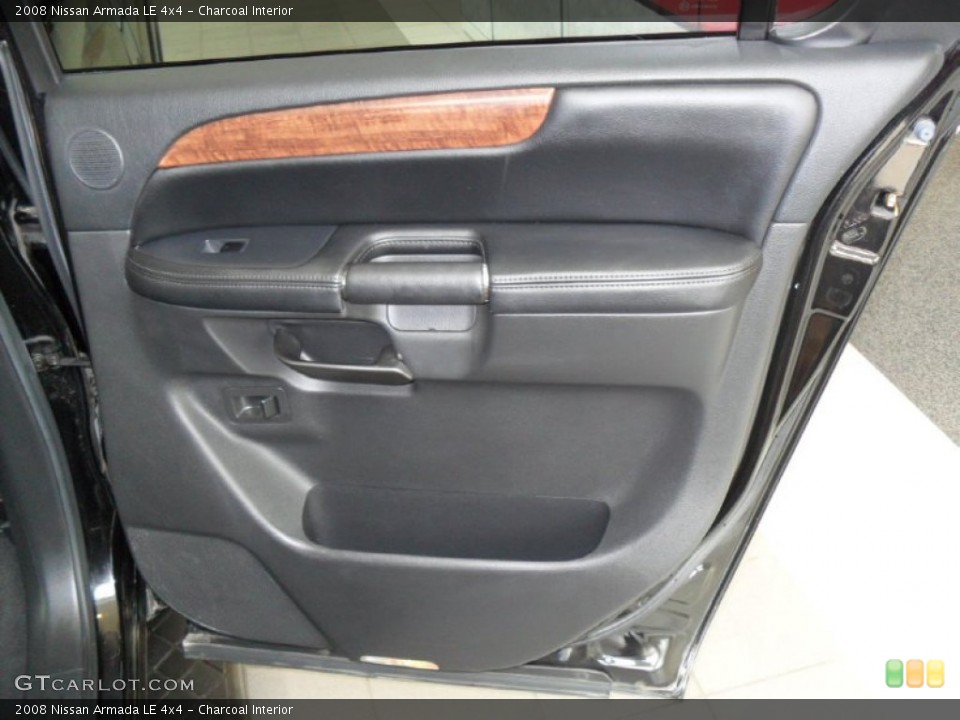 Charcoal Interior Door Panel for the 2008 Nissan Armada LE 4x4 #54428223