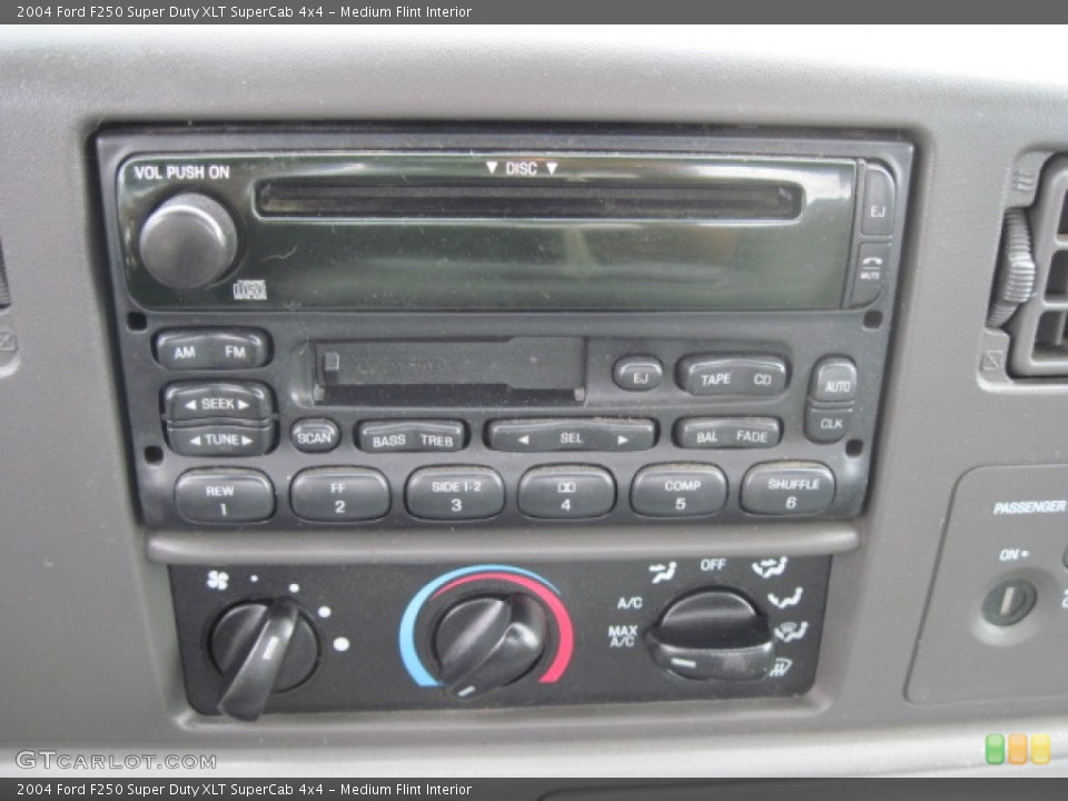 Medium Flint Interior Audio System for the 2004 Ford F250 Super Duty XLT SuperCab 4x4 #54429350