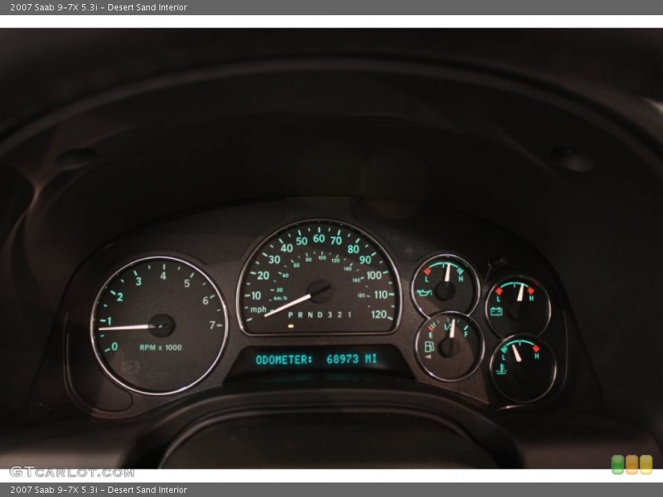 Desert Sand Interior Gauges for the 2007 Saab 9-7X 5.3i #54429606