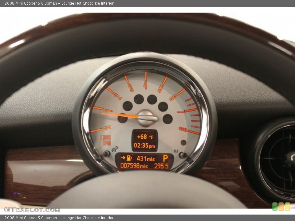 Lounge Hot Chocolate Interior Gauges for the 2008 Mini Cooper S Clubman #54429816