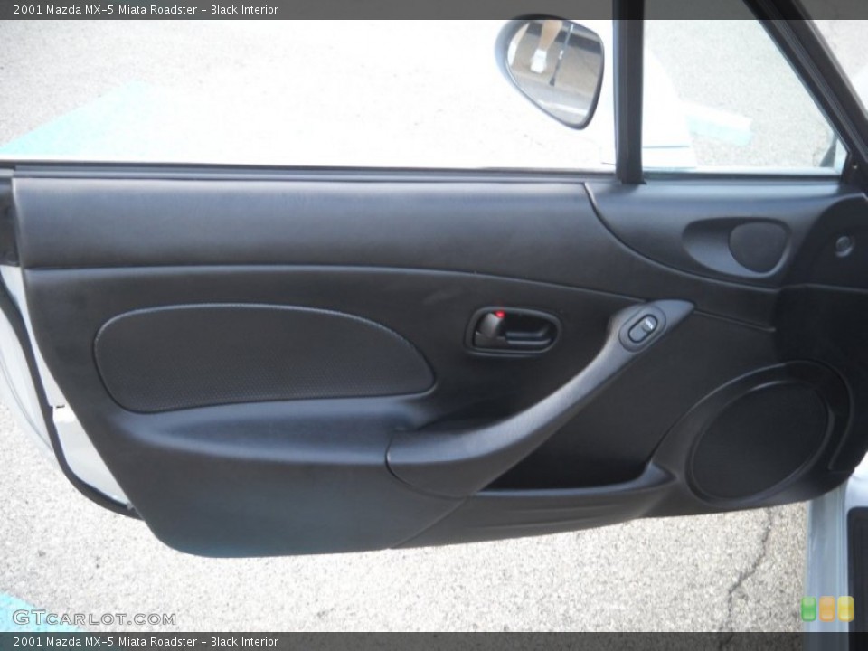Black Interior Door Panel for the 2001 Mazda MX-5 Miata Roadster #54431857