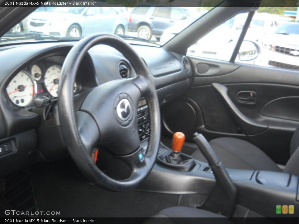 Black Interior Photo for the 2001 Mazda MX-5 Miata Roadster #54431866