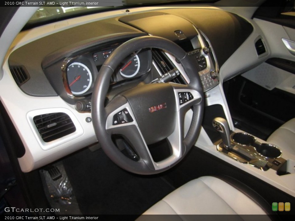Light Titanium Interior Dashboard for the 2010 GMC Terrain SLT AWD #54434919