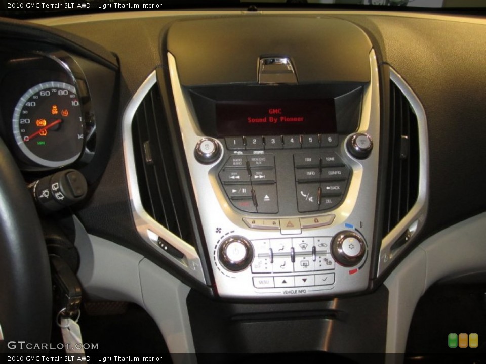 Light Titanium Interior Controls for the 2010 GMC Terrain SLT AWD #54434946