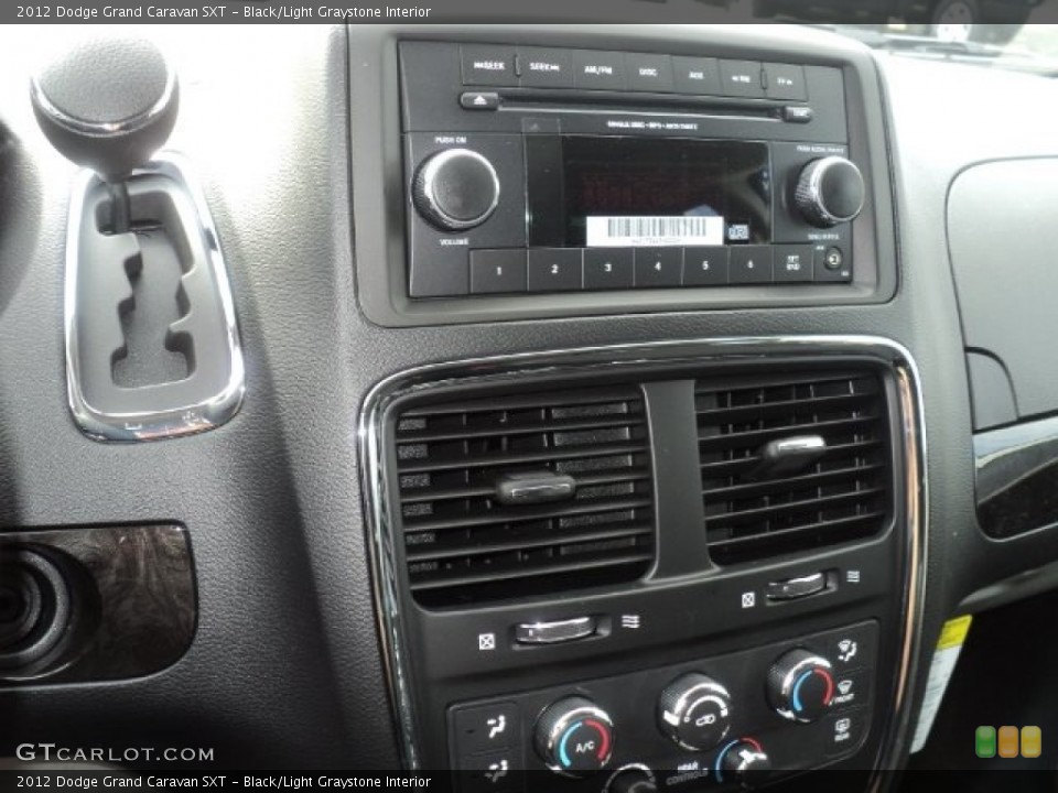 Black/Light Graystone Interior Controls for the 2012 Dodge Grand Caravan SXT #54435162
