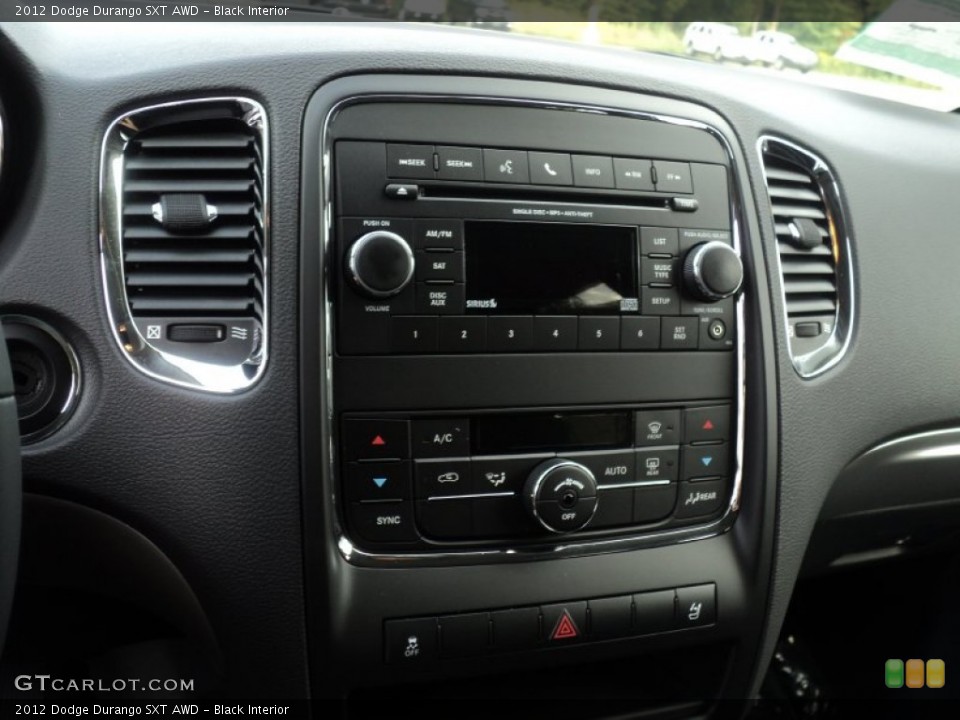 Black Interior Controls for the 2012 Dodge Durango SXT AWD #54435717