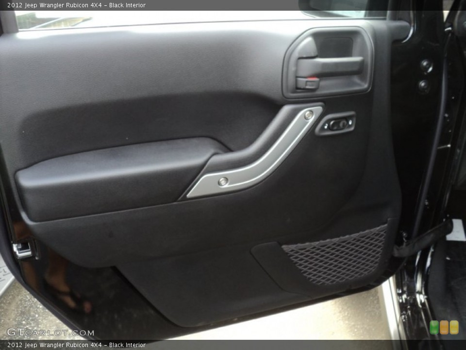 Black Interior Door Panel for the 2012 Jeep Wrangler Rubicon 4X4 #54435927