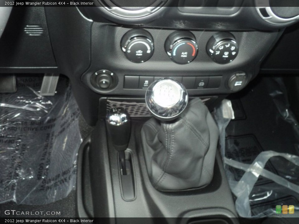 Black Interior Transmission for the 2012 Jeep Wrangler Rubicon 4X4 #54435945