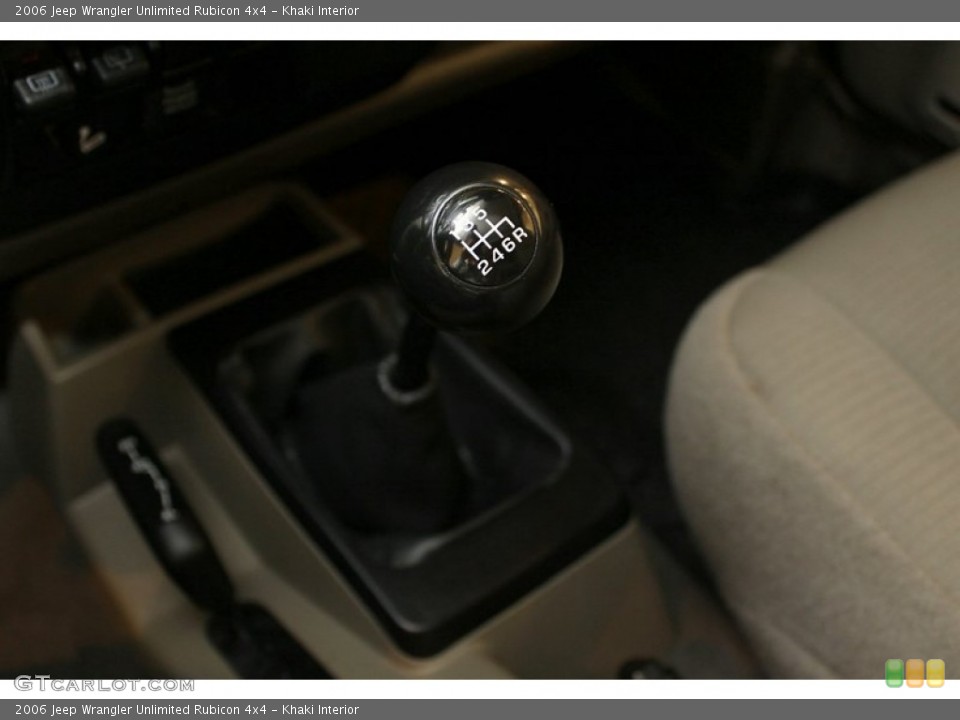 Khaki Interior Transmission for the 2006 Jeep Wrangler Unlimited Rubicon 4x4 #54436356