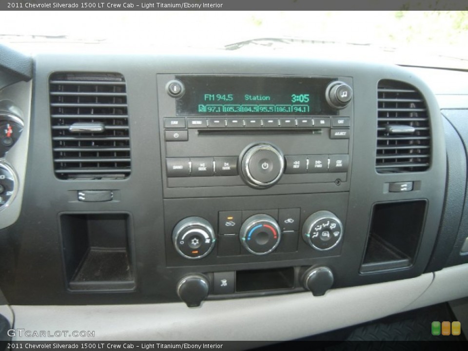 Light Titanium/Ebony Interior Audio System for the 2011 Chevrolet Silverado 1500 LT Crew Cab #54436785
