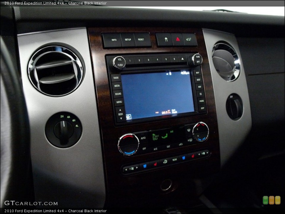 Charcoal Black Interior Controls for the 2010 Ford Expedition Limited 4x4 #54437289