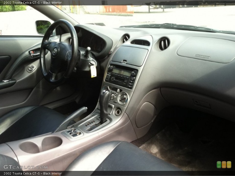 Black Interior Dashboard For The 2002 Toyota Celica Gt S