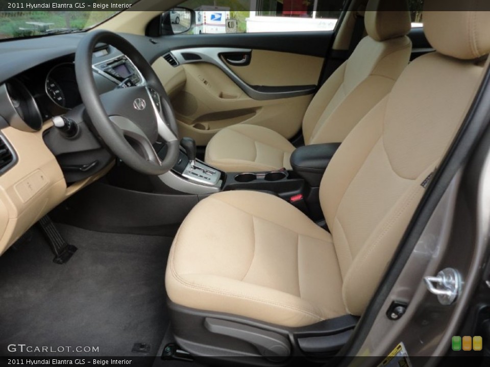 Beige Interior Photo for the 2011 Hyundai Elantra GLS #54438483