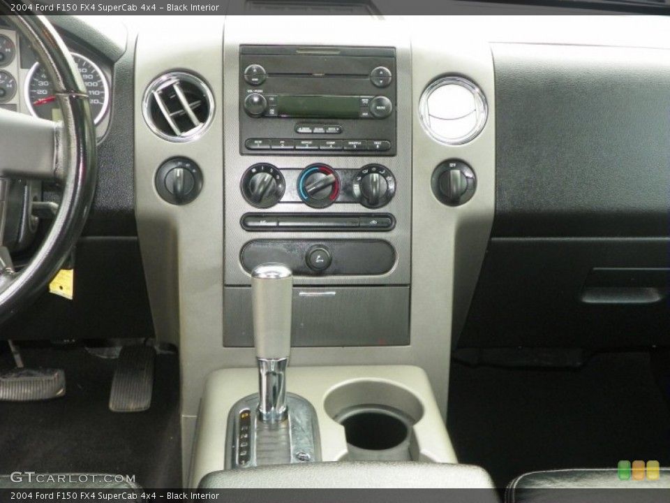 Black Interior Controls for the 2004 Ford F150 FX4 SuperCab 4x4 #54438723