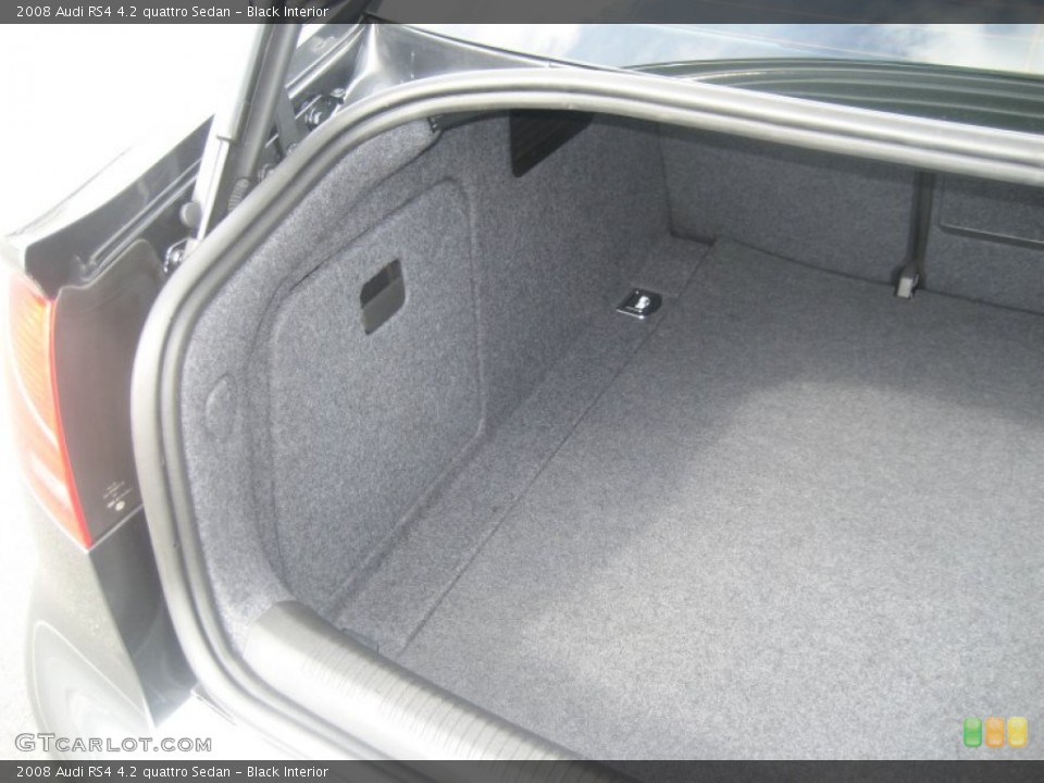 Black Interior Trunk for the 2008 Audi RS4 4.2 quattro Sedan #54438953