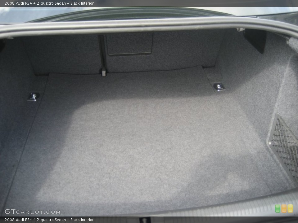 Black Interior Trunk for the 2008 Audi RS4 4.2 quattro Sedan #54438961