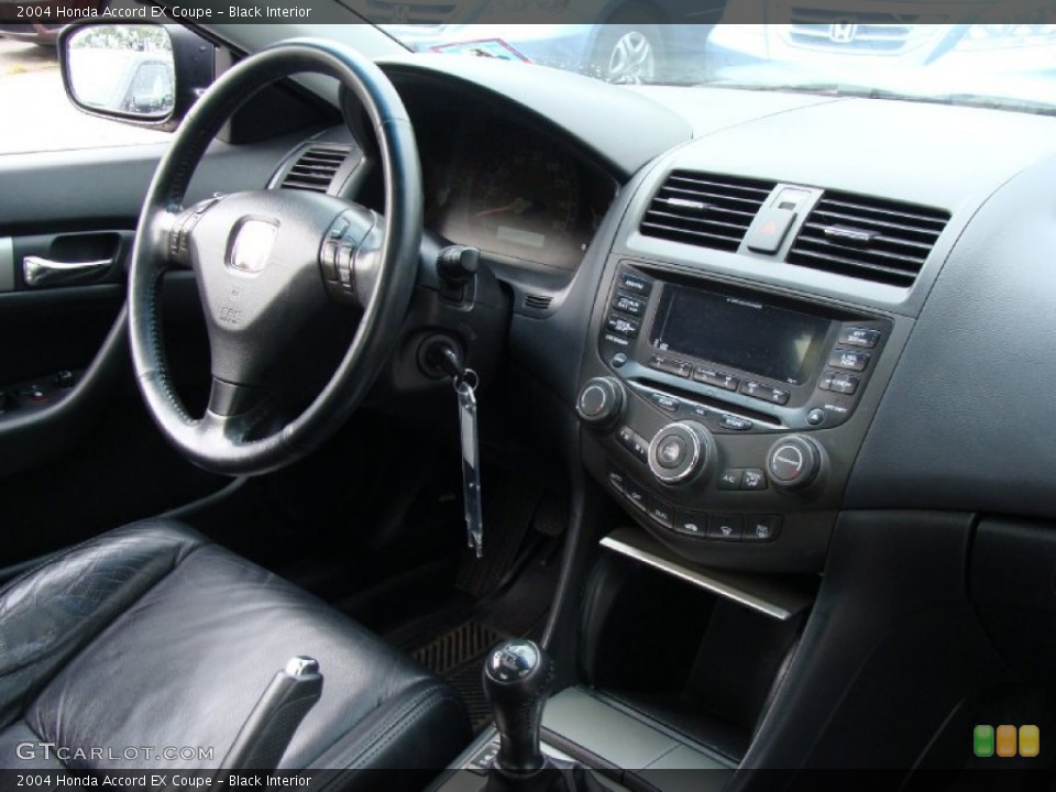 Black Interior Dashboard for the 2004 Honda Accord EX Coupe #54439614