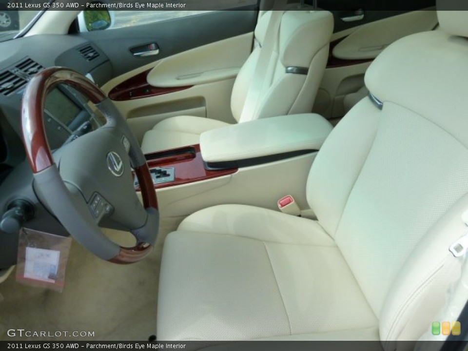 Parchment/Birds Eye Maple Interior Photo for the 2011 Lexus GS 350 AWD #54440422
