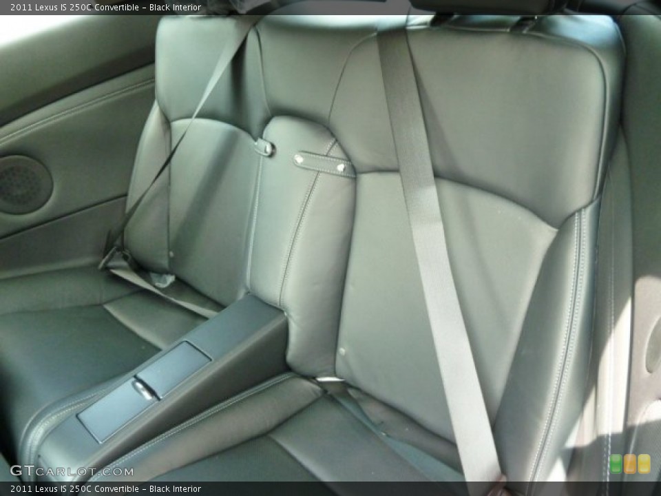 Black Interior Photo for the 2011 Lexus IS 250C Convertible #54440781