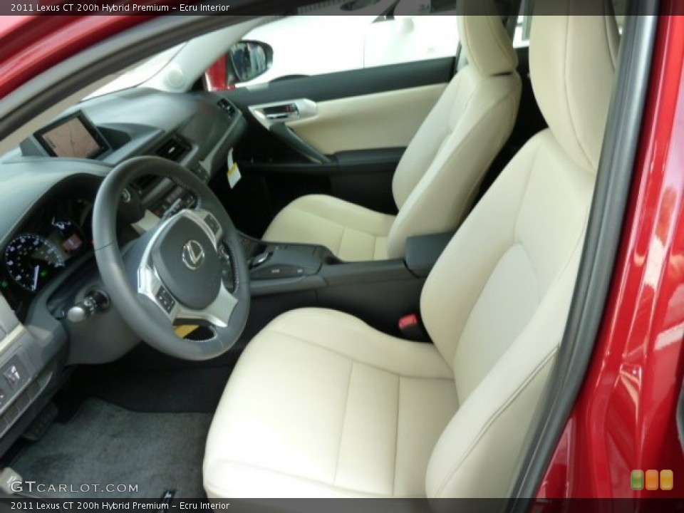Ecru Interior Photo for the 2011 Lexus CT 200h Hybrid Premium #54440946