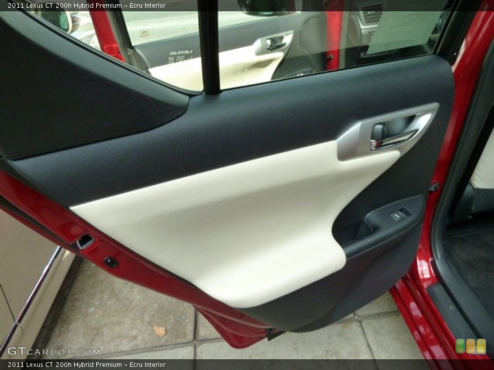 Ecru Interior Door Panel for the 2011 Lexus CT 200h Hybrid Premium #54440970
