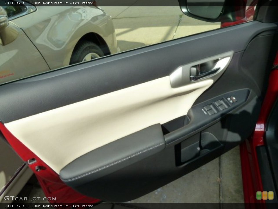 Ecru Interior Door Panel for the 2011 Lexus CT 200h Hybrid Premium #54440979