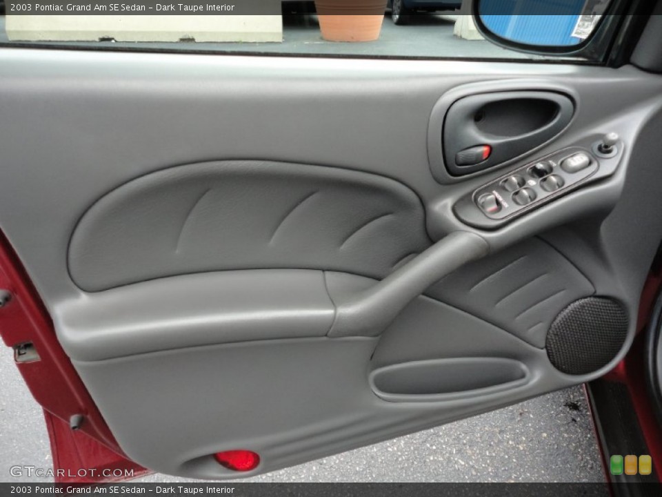 Dark Taupe Interior Door Panel for the 2003 Pontiac Grand Am SE Sedan #54441867