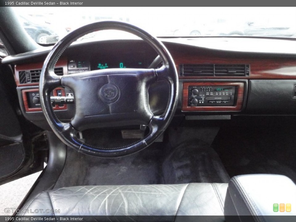 Black Interior Dashboard for the 1995 Cadillac DeVille Sedan #54442218