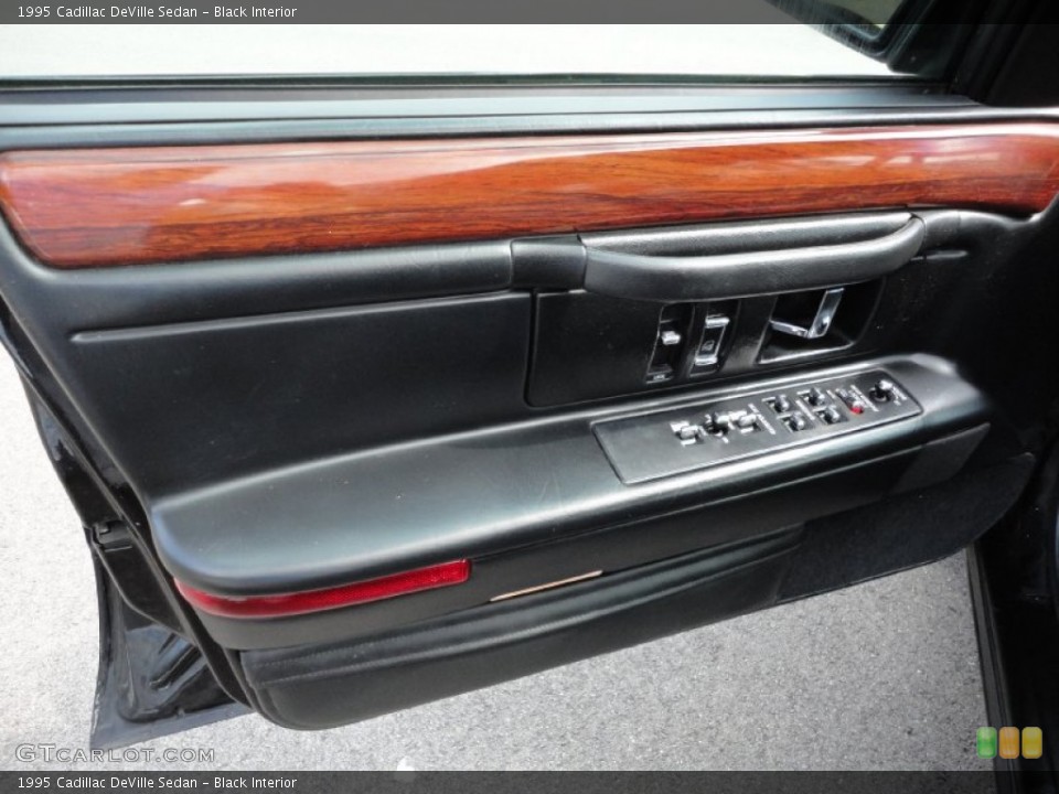 Black Interior Door Panel for the 1995 Cadillac DeVille Sedan #54442227