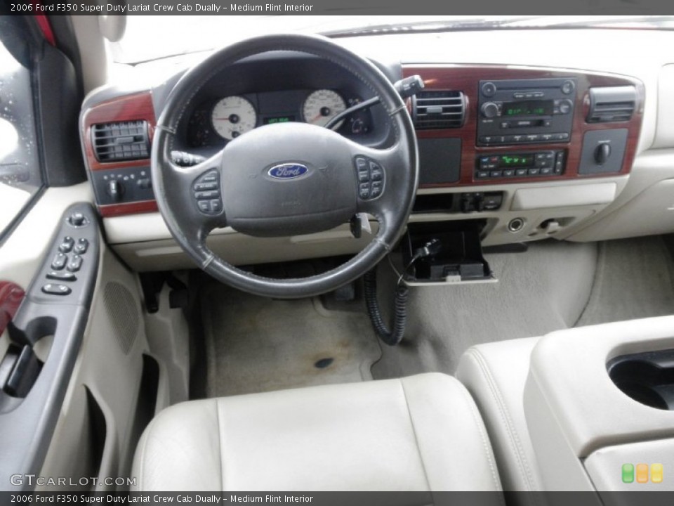 Medium Flint Interior Dashboard for the 2006 Ford F350 Super Duty Lariat Crew Cab Dually #54442233