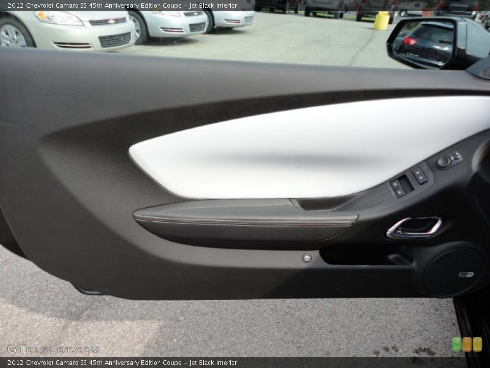 Jet Black Interior Door Panel for the 2012 Chevrolet Camaro SS 45th Anniversary Edition Coupe #54442956