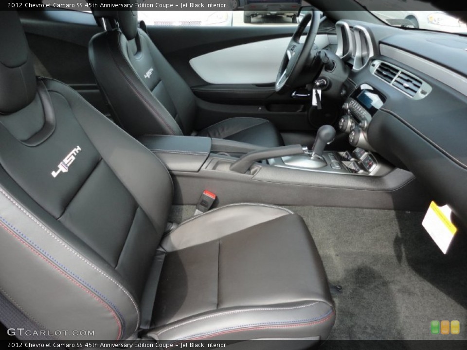 Jet Black Interior Photo for the 2012 Chevrolet Camaro SS 45th Anniversary Edition Coupe #54442971
