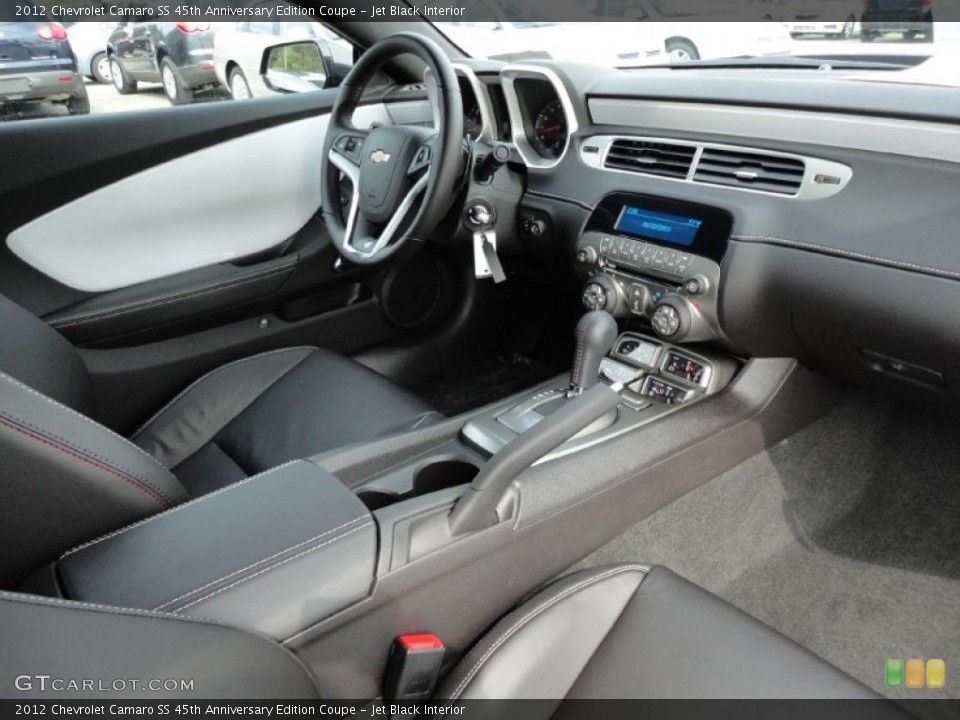 Jet Black Interior Photo for the 2012 Chevrolet Camaro SS 45th Anniversary Edition Coupe #54442980