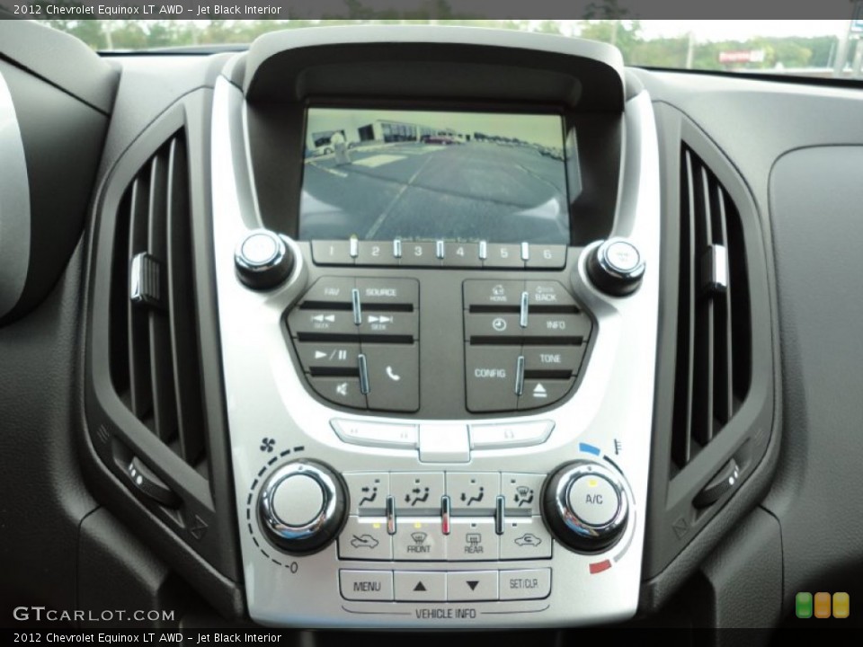 Jet Black Interior Controls for the 2012 Chevrolet Equinox LT AWD #54443175