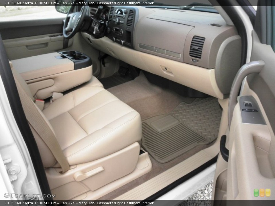 Very Dark Cashmere/Light Cashmere Interior Photo for the 2012 GMC Sierra 1500 SLE Crew Cab 4x4 #54443307