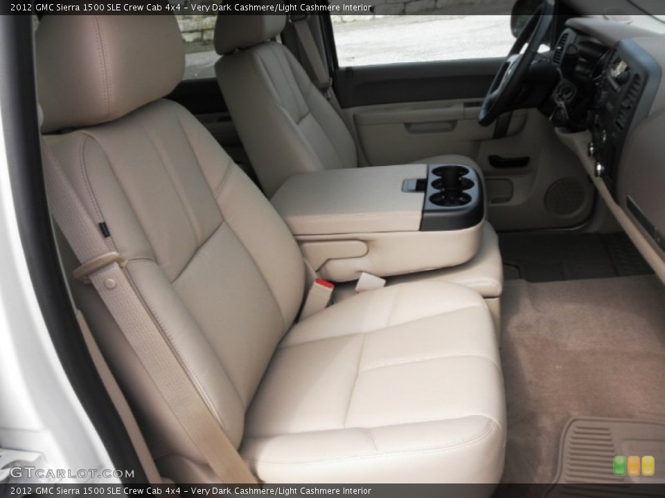Very Dark Cashmere/Light Cashmere Interior Photo for the 2012 GMC Sierra 1500 SLE Crew Cab 4x4 #54443316