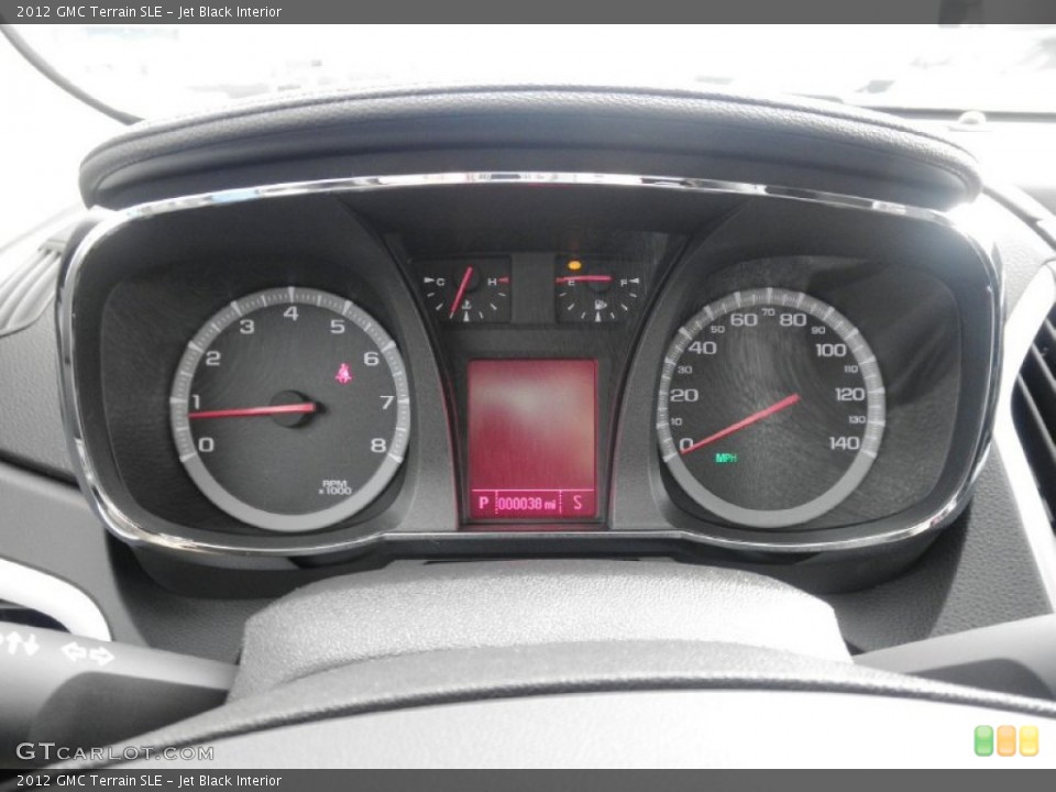 Jet Black Interior Gauges for the 2012 GMC Terrain SLE #54443643