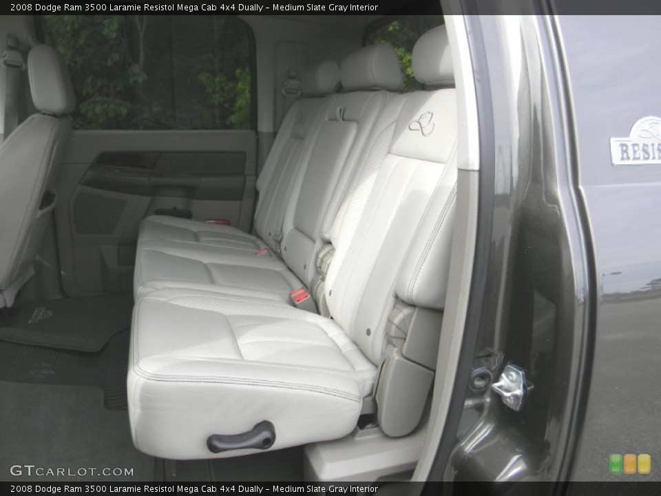Medium Slate Gray Interior Photo for the 2008 Dodge Ram 3500 Laramie Resistol Mega Cab 4x4 Dually #54443754
